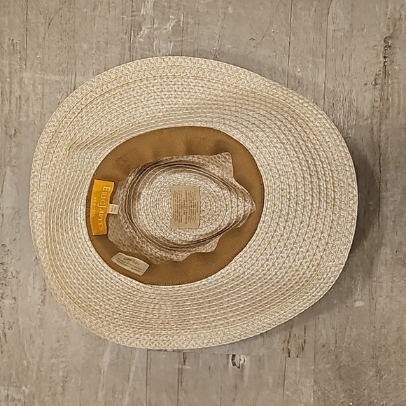 💕ERIC JAVITS💕 Sunshade Squishee Packable Straw Fedora Hat ~ OS Cream NWOT - Picture 12 of 15